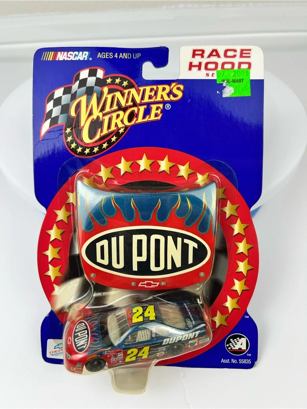 Jeff Gordon #24 DuPont 2001 Chevrolet Diecast Car Set 1/24 1/64 Winner's Circle